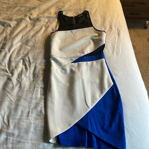 Mini semi/formal asymmetrical dress